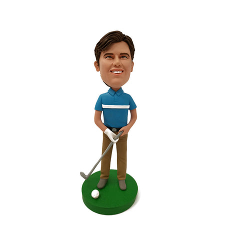 Golfer bobblehead