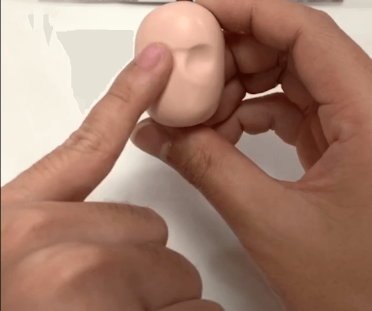 Shape the Head as Per The Portrait of bobblehead